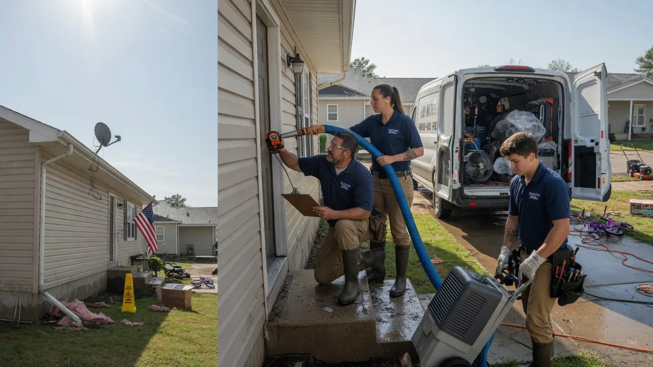 Ceiling Water Damage Restoration in De Leon, TX near me